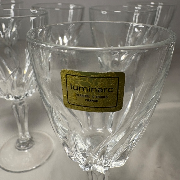 Lummarc Verrerie D'arques A Set of 11 Vintage Cordials Made In France 80s NEW - Picture 3 of 13